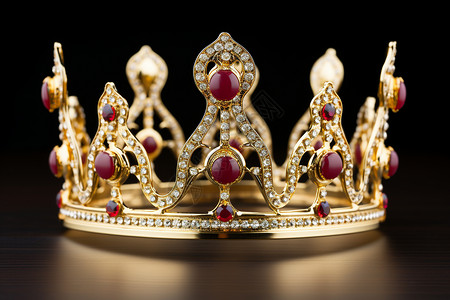钻石王冠豪华高贵的王冠背景
