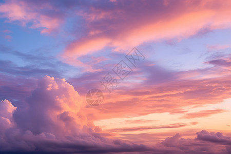 粒子云绚丽夏日天空背景