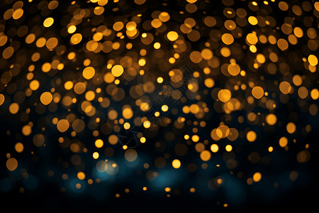黄色闪耀光辉圣诞夜的光辉派对设计图片