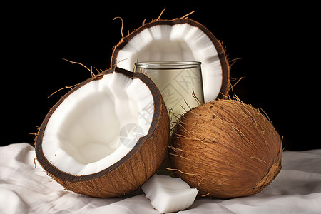 美味健康的椰子图片