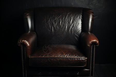 黑色沙发座椅黑色座椅背景