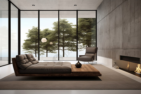 现代公寓卧室设计图片