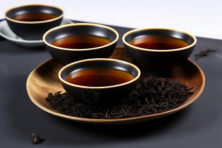 古老的茶文化背景图片