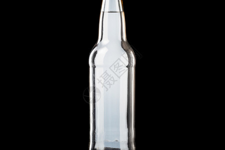 玻璃制造的饮料瓶背景图片