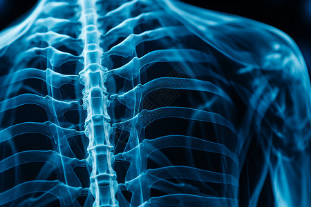 放射学胸椎X光检查设计图片