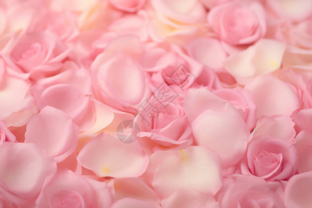 粉色的玫瑰花瓣背景图片