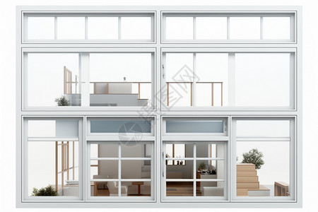 建材家具白色的窗户设计图片