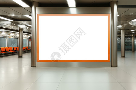 旅行社推广海报地铁站的广告传背景