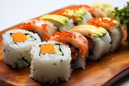 美味日式寿司摆盘图片
