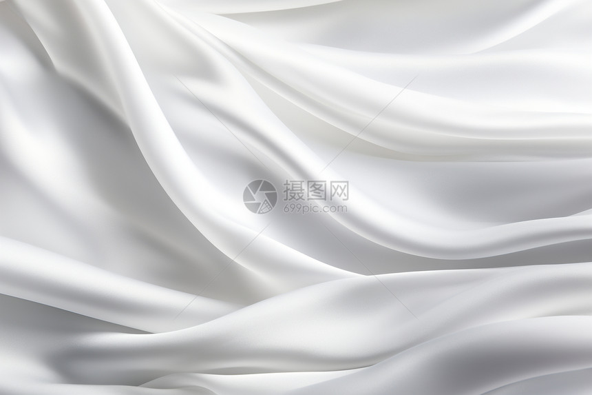 飘逸的白丝绸图片
