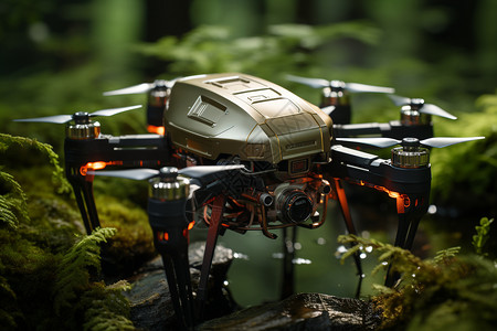 飞行装置远程控制的小型无人机设计图片
