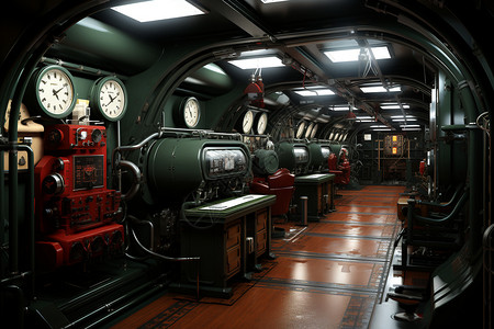 潜水艇内部设计图片