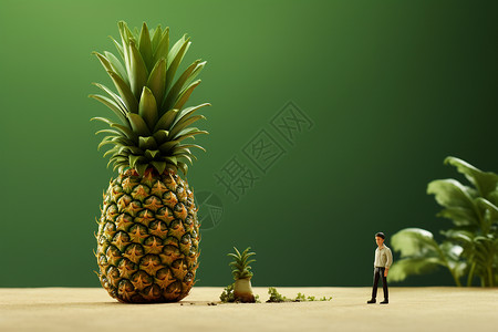 菠萝艺术图片
