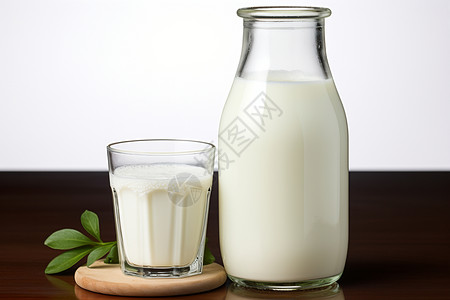 清新牛奶图片背景图片