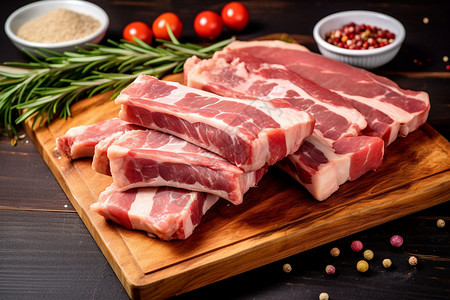 新鲜的牛肉新鲜肉类素材高清图片