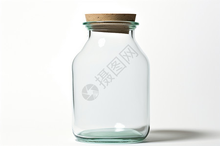 透明玻璃罐透明玻璃瓶子背景