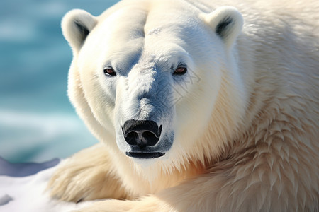 捕猎的北极熊图片