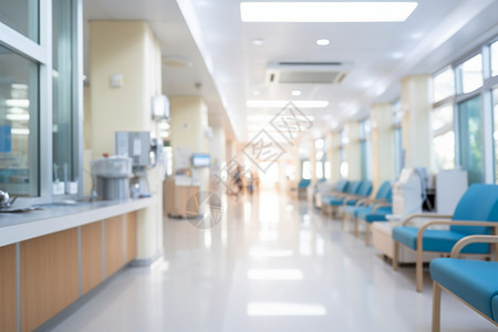 医院的走廊背景图片