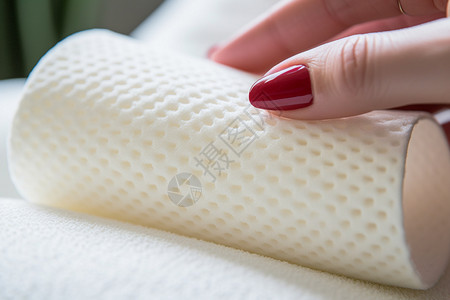 海绵床垫乳胶材质的用品背景