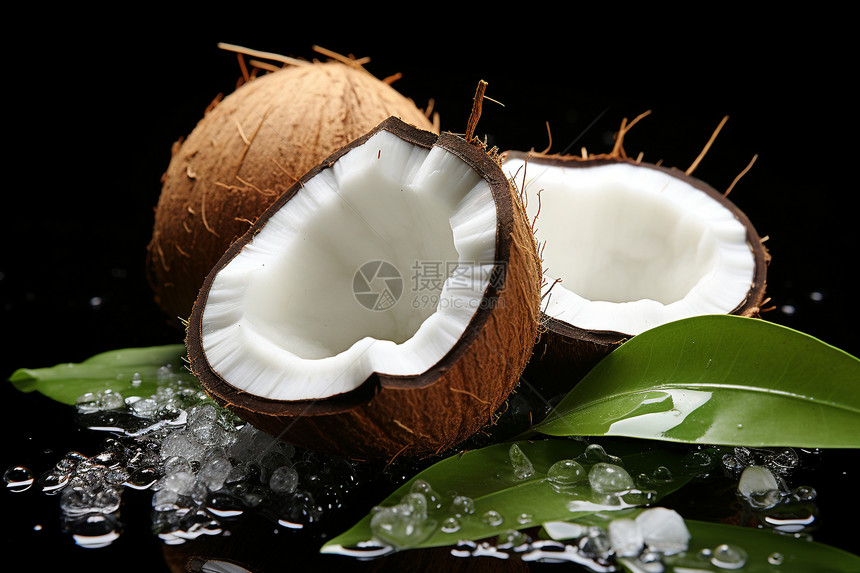 健康的椰子图片