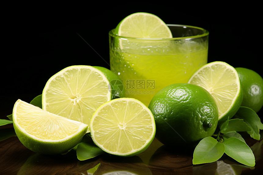 清新柠檬果汁图片