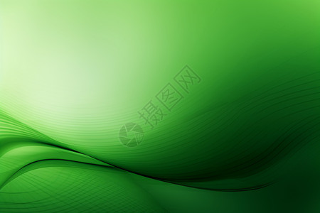绿色几何曲线绿色背景背景