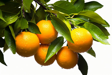 熟透的橙子图片