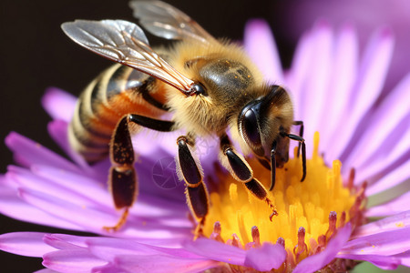 繁忙蜜蜂背景图片