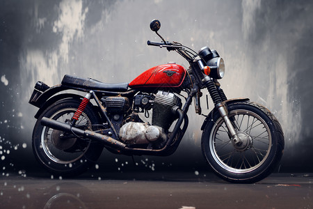 复古的摩托车高清图片