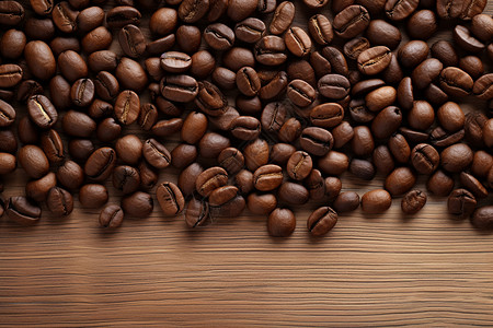 哥伦比亚咖啡豆背景图片