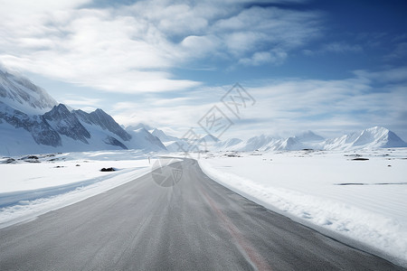 冰山下的路背景