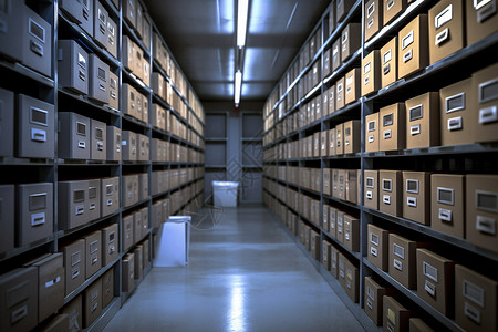 数据储存储藏室的文件背景