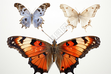五彩的蝴蝶背景图片