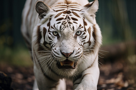 森林里的白虎高清图片