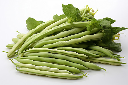 成熟的四季豆背景图片