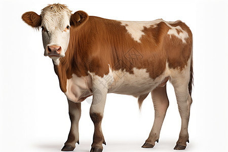 棕色的奶牛背景图片