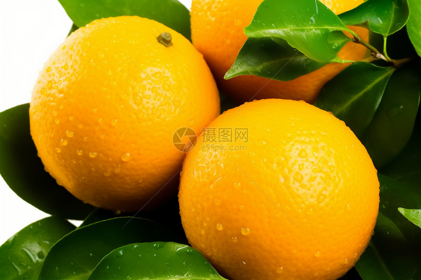一串橙子图片