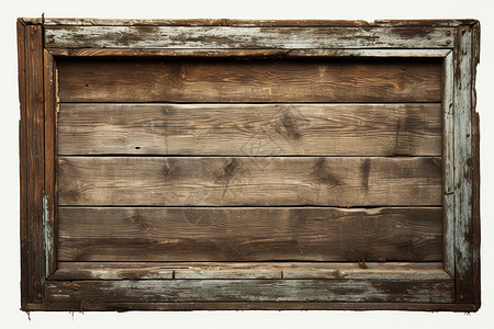 古旧的木制框架背景图片