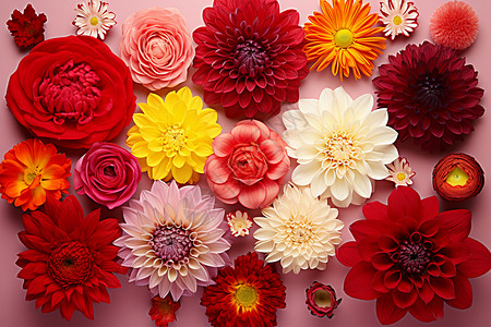 桌面上漂亮的花朵图片