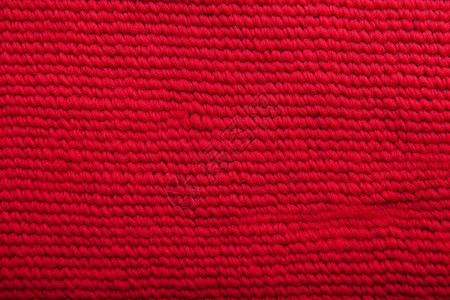 红色的纱线纺织物背景图片