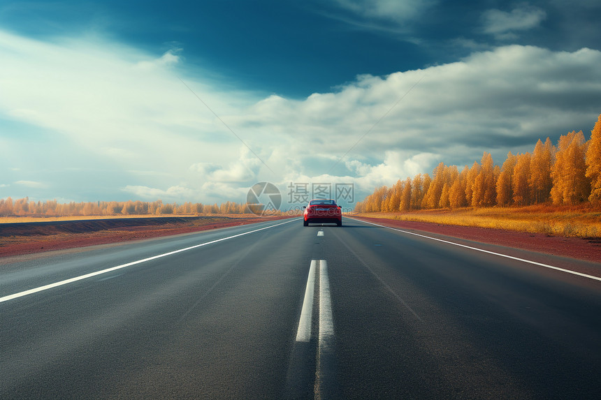 户外宽敞的道路图片