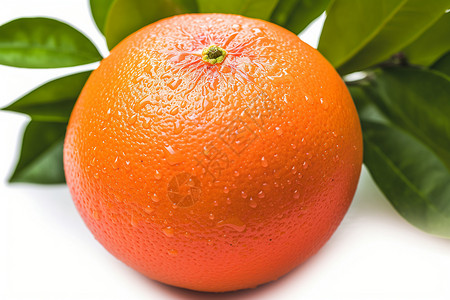 新鲜成熟的橙子图片