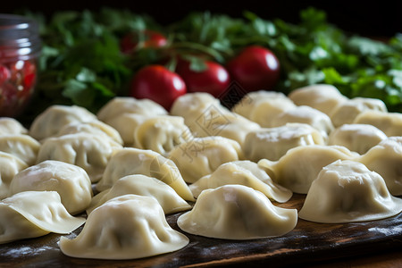 香蕉汤饺子图片