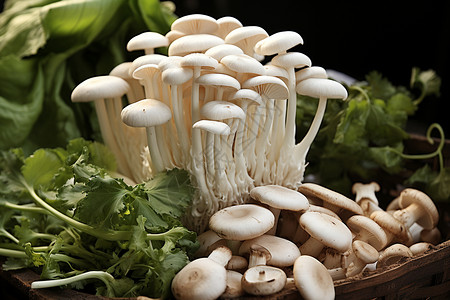 美味的菌菇图片