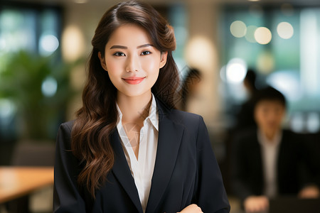 自信的亚洲女性高清图片