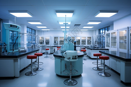 高科技实验生物实验室背景