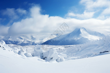 雪山景象图片