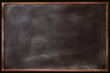黑板木质框架背景图片