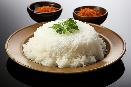 一碗米饭食物图片