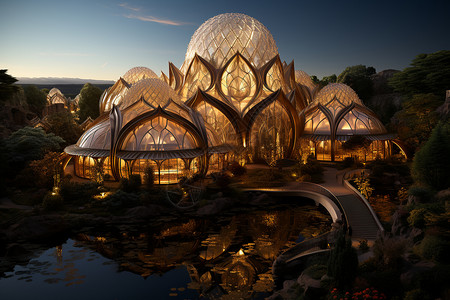 水晶宫的未来幻景设计图片